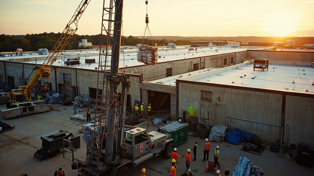 Industrial Roof Replacement in Nashville | Minimize Downtime with Engineered Re-Roofing Solutions