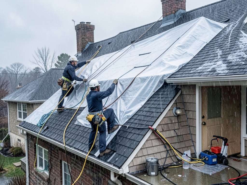 How to get emergency tarping for your nashville ro