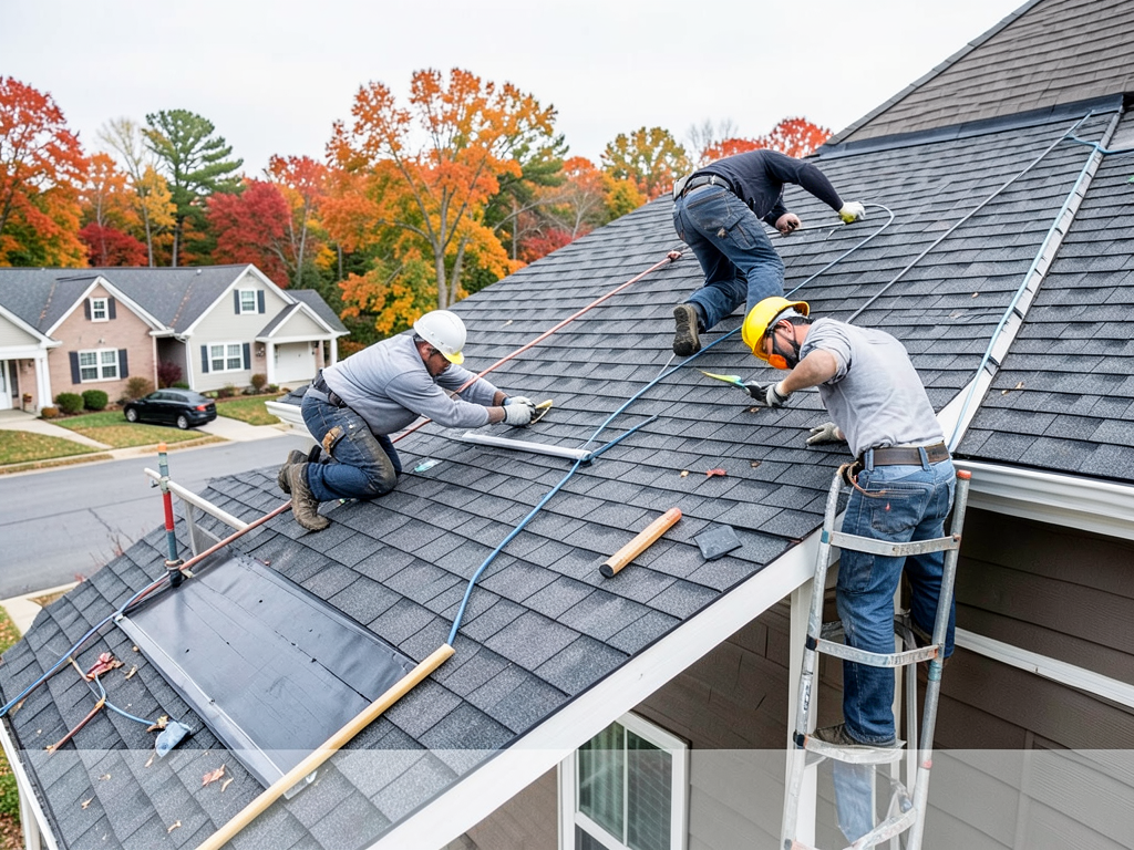 How to survive a roof replacement while working fr