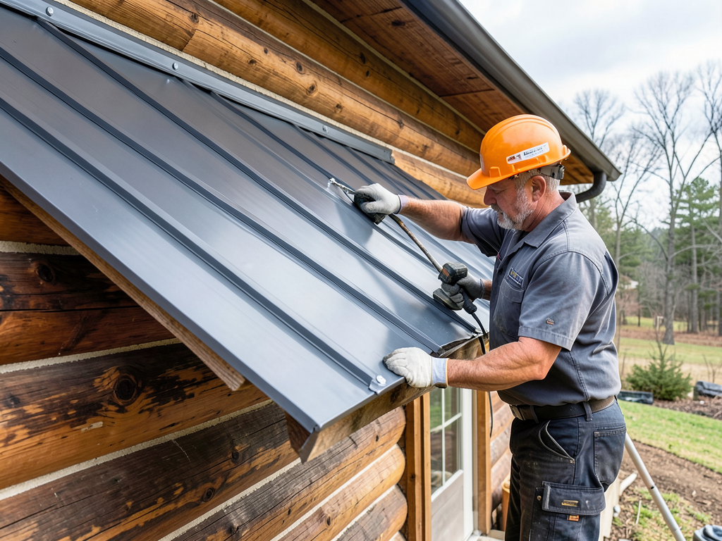 The best roofing materials for log homes in joelto