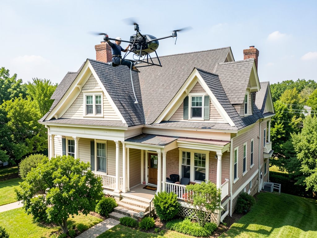 The Pros and Cons of Using Drones for Roof Inspections in Nashville Neighborhoods