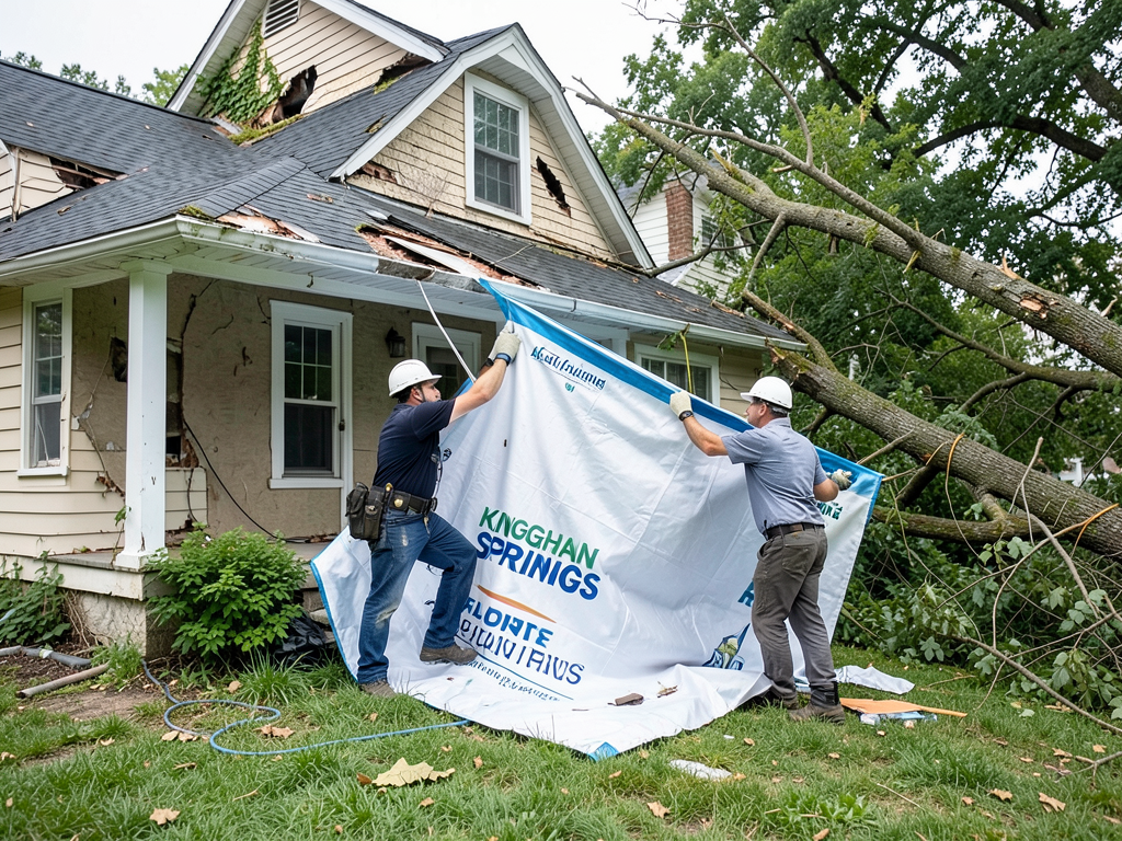 What to do when a tree falls on your roof in kings